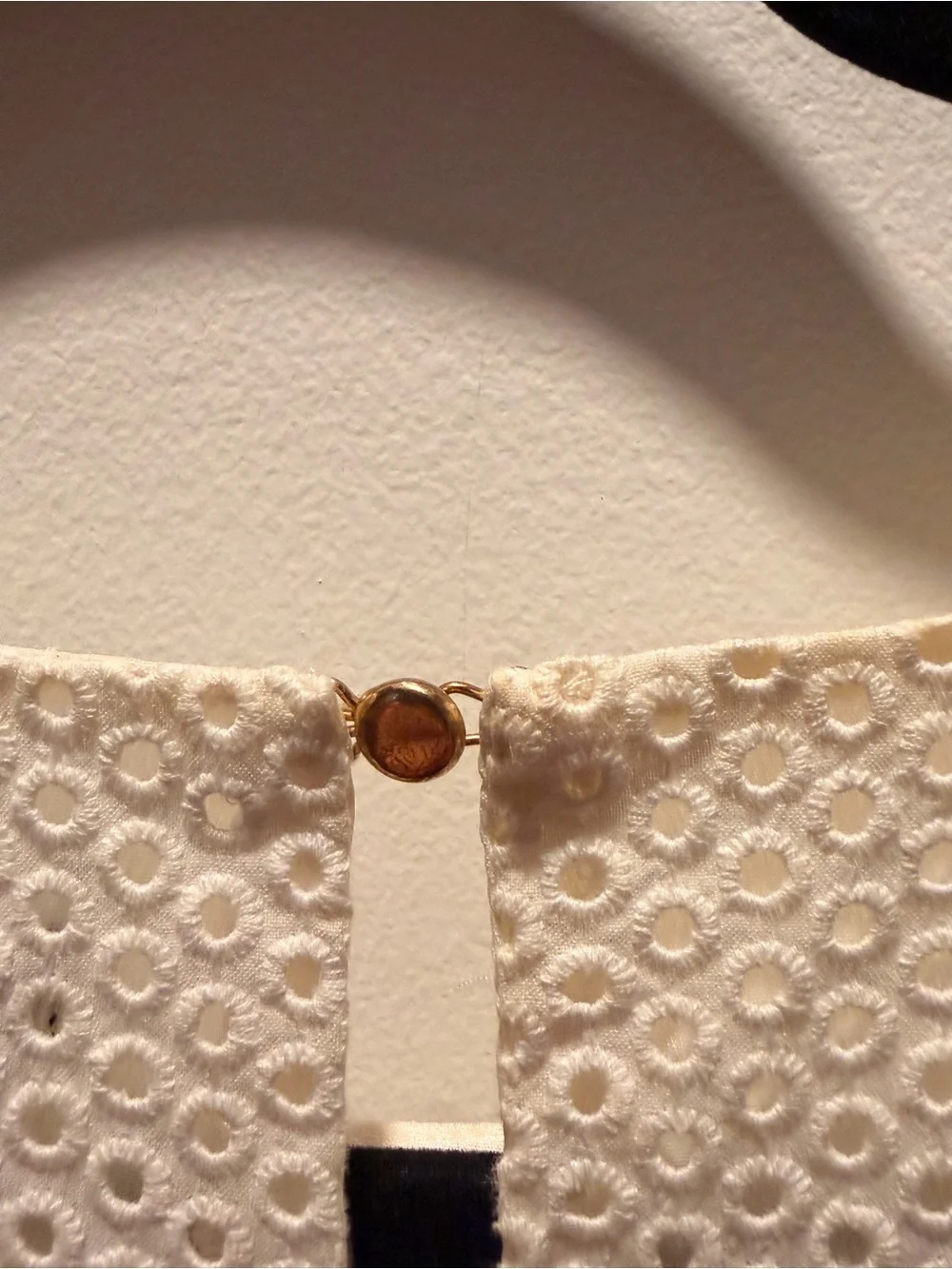 J.Crew Ivory Eyelet Short Sleeve Dress